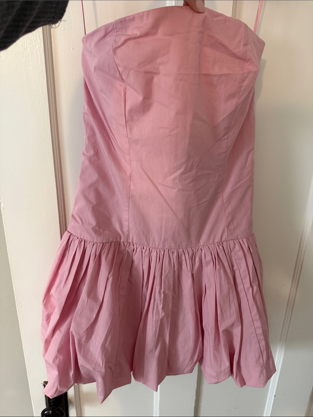 Abercrombie & Fitch Pink Strapless bubble Mini Dress - Picture 5 of 9